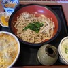 都庵 - ミニヒレかつ丼セット　ニラのせ