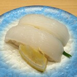 Cho Gourmet Kaiten Sushi Musashimaru Kosai Ten - やりいか塩レモン（280円）