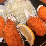 だるま家 - 牡蠣フライランチ