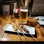 Sumibi Yakitori Nonsuke - どのメニューも外れは無くて、美味しいですね❤️なかでもオススメはあげなっ…じゃなくて、大きなぶた串、あとは裏メニューの豚丼と肉巻きおにぎりが特に美味しいです。近くまで来たなら寄ってみてはどうでしょう。