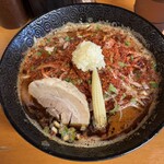 ジャパニーズソバヌードルズ サソリ - 蠍ラーメン（増しと増し、モヤシ有り、ニンニク有り）930円税込