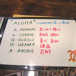 ALOHA Spirit - ALOHAの意味。