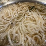 West Udon Gion Ten - もつ鍋　締めの細麺