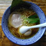 錦 - 味玉醤油ラーメン：７５０円（税込）【２０２３年１０月撮影】