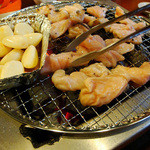 Shichirin Yakiniku Anan Takadanobaba Ten - ニンニク焼きも量いうことなし