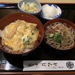 Iroha Hon Ten - あげ玉子丼セット