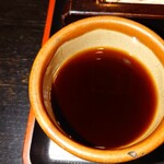 Soba Dokoro Tagaya - つゆはこの姿で配膳されます