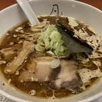 Bon no Kaze Abashiri Bettei - 黒醤油ラーメン　950円