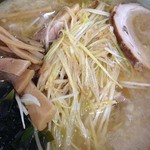 Ramen Shop Mizushiro Ten - ネギラーメン小盛　ライス　2013年11月