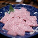 kitashinchi yakiniku hamamasa - 特上カルビ