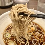 Tsuke Soba Sakaba Jururi Akasaka Ten - ミニ唐揚げ丼セット830円、かけそば