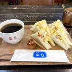 Coffee Shunju Kobe Nishinomiya Kitaguchi Ten - モーニング（サンド）600円