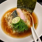 Tori Soba Ramen Tonari - 鯖出汁焼き鯖醤油そば＠1350円