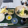 葉栗屋 - 海老おろしきしめん(冷)+定食セット