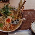 Udon no Kamakura - 肉スタ（1.5玉1,270円）