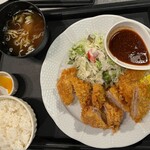 Garden Isezaki Ten - 本日の日替りの三元豚のヒレカツ定食