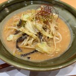 Echigo Hizomen Mujinzo Haniuke - 新潟米麹味噌ラーメン