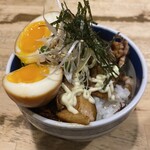 麺や 天鳳 - チャー玉ハーフ。うまし