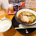 Tonya - 2023年11月　醤油ラーメンライス（860円）