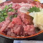 Sumibi Kappou Mikore Shinjuku Nishiguchi Ten - ランチD鮪とろかまスペシャル(1,200円)