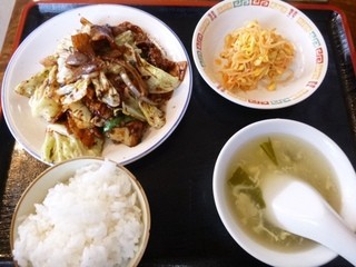 Chinese Remon Tei - 2013.11Bセット日替わり定食（780円）