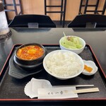 Yakiniku Ippo - スジチゲ定食¥750