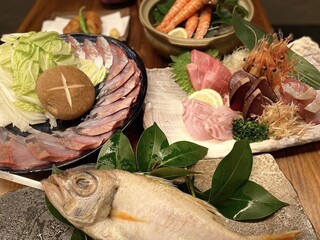 中俣酒造 茂助 - 【のどぐろ付！】旬魚しゃぶしゃぶコース