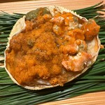 帝国ホテル 寅黒 - 兵庫　セイコ蟹　飯蒸し　内子　外子　味噌