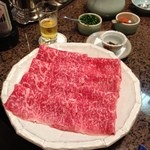 22476659 - じゃぶしゃぶの霜降りお肉