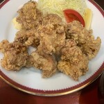 Maruyoshi Shokudo - 鶏からあげ　600円　お食事セット　300円