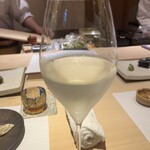 江戸前寿司 すし福 - 日本酒をシャンパーニュグラスで！