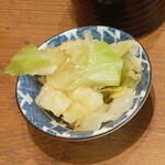 しゃぶしゃぶ温野菜 - 前菜のぺペロンキャベツ (2023.11.20)