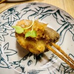 TOSAKE - ブリおろし醤油、ホクホクのブリにしっかり醤油が効いて美味く、薄目の衣がイイ。