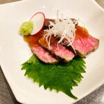 季節料理 馳走 - 和牛ローストビーフ