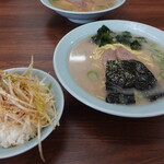 Ramen Shop Tsubaki Higashiodake Ten - ラーメン＋ネギ丼2023.11.26