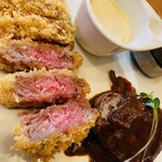 Hamburger Steak & Tonkotsu Curry no Mise Yoshoku Bar Macaroni Shokudo - 