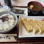 サギタリュウス - だし巻き定食。ご飯少なめ。でも普通くらいでした。