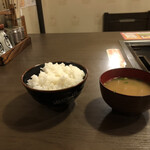 Dotonbori Marugame Public Plaza Ten - まず、ごはんと汁