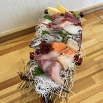 Uoshin Tei - 刺身盛り合わせ定食 1700円