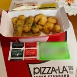 Pizza-La Komaki Ten - 無料クーボン使用のシュリンプミックス(ポップコーンシュリンプ＆ローステッドポテト)