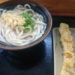 Merikenya Kakehashi Ten - かけうどん大ヽ(´ー`)ノいか天(*´ω｀*)