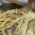 Ganso Ramen Shop Namban Ramen - この手切りのネギのテクスチャがたまらない。