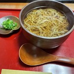 Shoki An - かけ蕎麦950円 大盛り200円UP