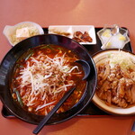 Chuka no Kinpo Shibukawa Yokobori Ten - 台湾辛口ラーメン ＋ 小油淋鶏丼