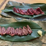 Akita Regional cuisine Kiritanpo Kaneya - 砂肝とハツ