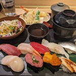 Umai Sushi Kan Utsunomiya Berumoru Shiten - 贅沢ランチ