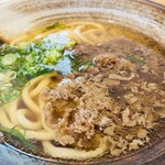 Minoya Udon Hon Ten - メニュー:肉うどん ¥600(税込)