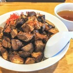 大阪王将 - ニンニク肉肉肉チャーハン（肉倍撃）¥1980　一応普通に旨いです、はい…