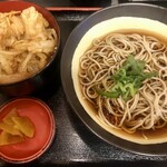 Koiki Soba - 野菜かき揚げ丼セット　¥540-