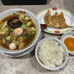 Gyoza no Osho Ionmoruhigashinoten - 五目あんかけラーメンのフェアセットＢ